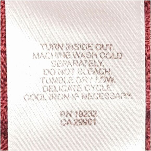 ALFRED DUNNER PLUS SIZE Maroon LongSleeve Crew Neck Sweater - Picture 9 of 10